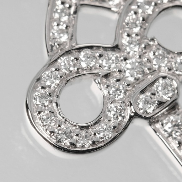 TIFFANY Fleur Drisky Mini Pendant Top Length 24mm Pt950 Platinum Diamond &Co. - Picture 3 of 8
